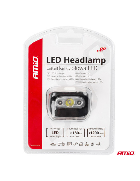 Frontal de trabajo de led recargable