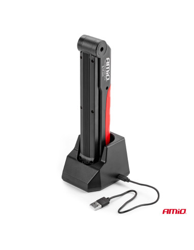 Portátil de led plegable con base de carga