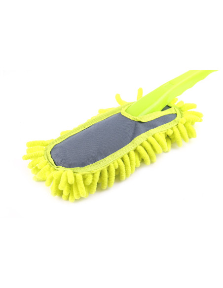 Cepillo de microfibra con mango de plástico