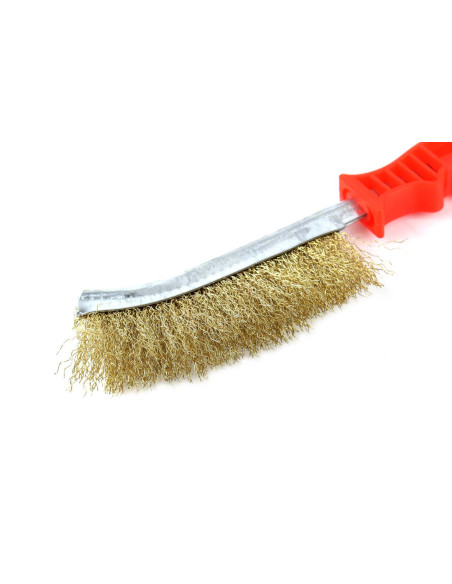 Cepillo de acero para superficies metálicas