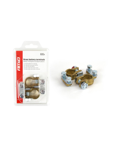 Terminales de batería de bronce 600AMP (2 uds.)
