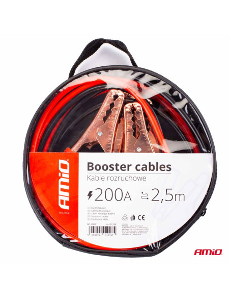 Cables de arranque para batería 200A - 2,5m