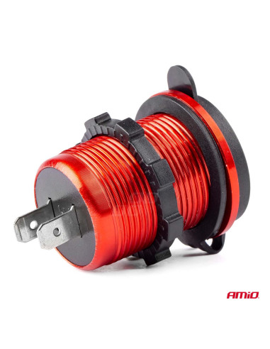 Cargador empotrable impermeable 2xUSB 3.1A