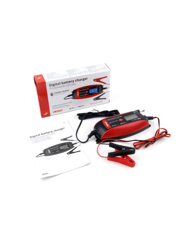 Cargador digital de baterías 2A-4A (6/12V)