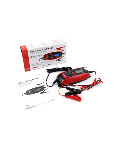 Cargador digital de baterías 2A-4A (6/12V)