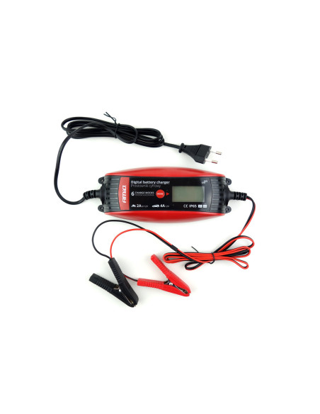 Cargador digital de baterías 2A-4A (6/12V)