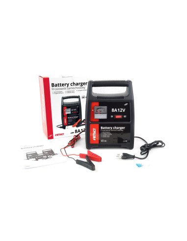 Cargador de baterías portátil 8A 12V