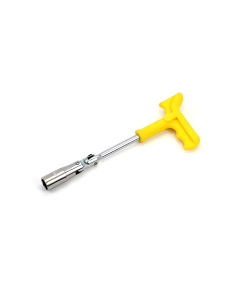 Llave de bujías de acero (16 mm.)