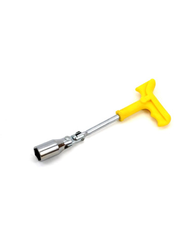Llave de bujías de acero (21 mm.)