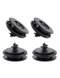 4 Clips para sujeción de alfombrillas coche