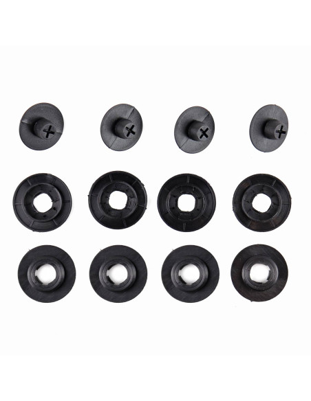 4 Clips para sujeción de alfombrillas coche