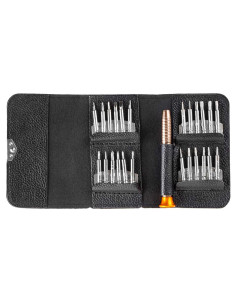 Kit de destornilladores en estuche de precisión (24 puntas)