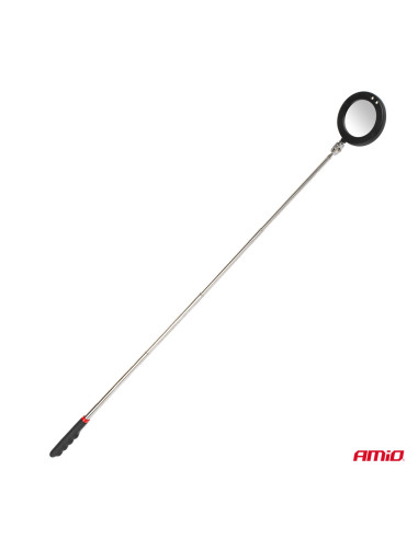 Espejo telescópico de inspección con luz led