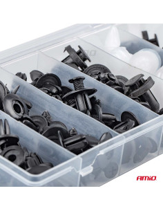 Surtido 100 clips para tapicería de PVC (6 tipos) 2