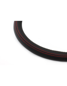 Funda de volante (color: negro y rojo) 2