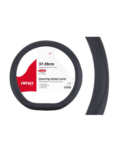 Funda de volante negro y universal (tipo Shape)