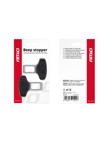 "Beep Stoppers" para cinturón seguridad (2 uds.)