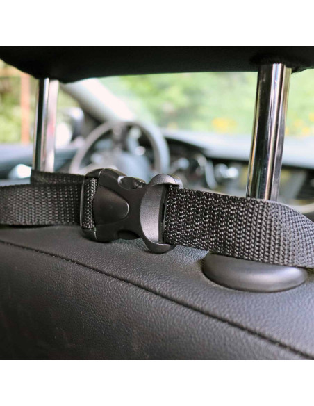 Asiento/ Protector para mascotas negra (2 en 1)