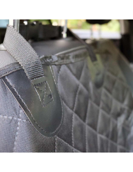 Asiento/ Protector para mascotas negra (2 en 1)