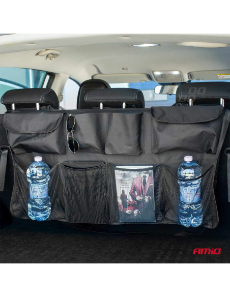 Organizador para maletero con sujección en asiento trasero