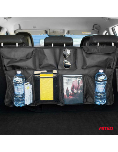 Organizador para maletero con sujección en asiento trasero