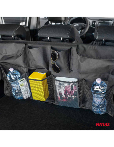 Organizador para maletero con sujección en asiento trasero