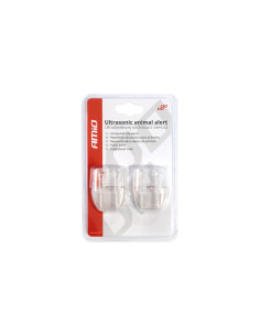 Ahuyentador ultrasónico de animales transparentes (2 uds.)