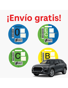 Distintivo Ambiental DGT Coche – Envío GRATIS y Pedido Rápido | Pegatina Oficial
