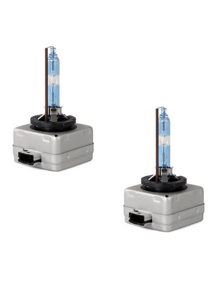 2 Bombillas de Xenón ultra-white D1S +130%