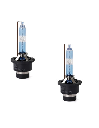 2 Bombillas de Xenón ultra-white D2S +130%