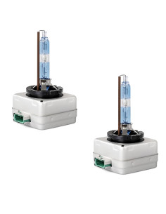 2 Bombillas de Xenón ultra-white D3S +130%