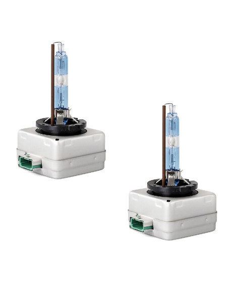 2 Bombillas de Xenón ultra-white D3S +130%