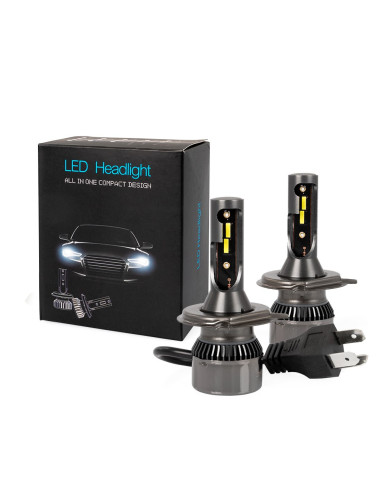 Kit de led H4 (modelo económico compacto)