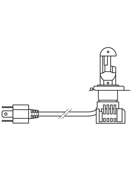 Osram Night Breaker Led 64193DWNB - Kit de conversión a led H4 Homologado +220% plug&play
