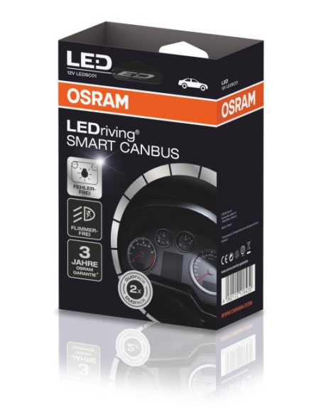 Osram LEDSC01 - Kits de Adaptadores Can-Bus H7 v1 para NIGHT BREAKER LED (2 unidades)
