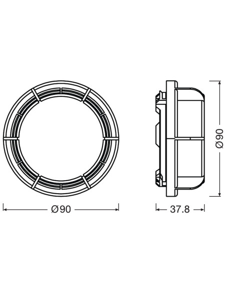Osram LEDCAP07 - Tapas Faro modelo 1 LEDCAP07 para Osram Night Breaker Led (2 unidades)