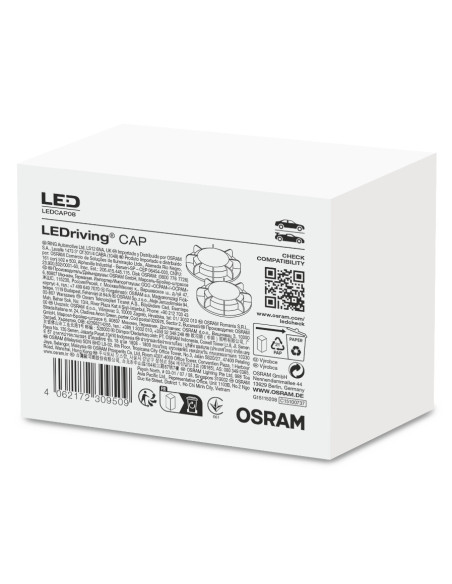 ? Osram LEDCAP08 - LEDriving CAP LEDCAP08 (kit de dos tapas de faros) para Osram Night Breaker Led ✅