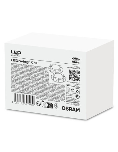 ? Osram LEDCAP12 - LEDriving CAP LEDCAP12 (kit de dos tapas de faros) para Osram Night Breaker Led ✅