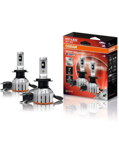 ? OSRAM NIGHT BREAKER LED START H7 – Hasta un 230% más de brillo y 6000K | ¡Compra ahora!
