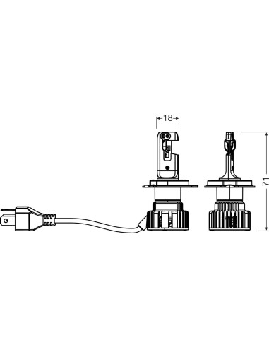 ? OSRAM NIGHT BREAKER LED START H4 PRO – Versión profesional con embalaje industrial y 230% más de brillo ?