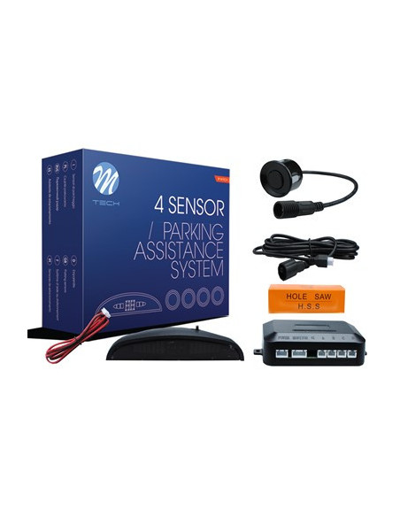 Parking sensor c/ display, 4 sensores desmontables