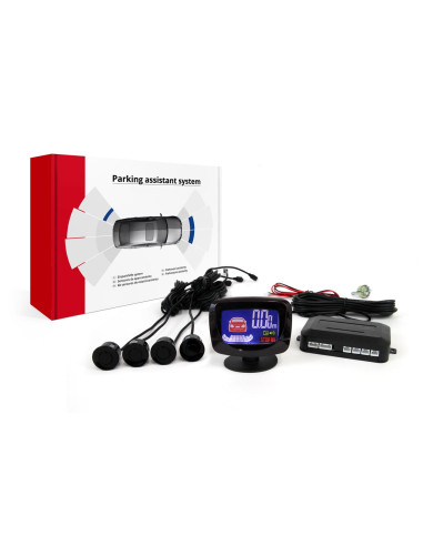 Kit sensor aparcamiento con pantalla 4 traseros