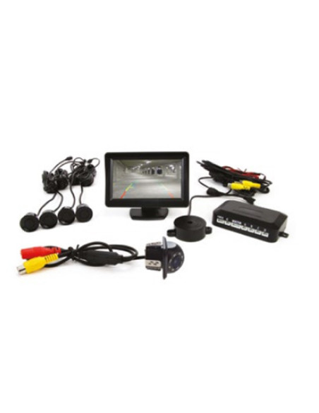 Sensor de aparcamiento con sonido y visión trasera