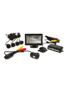 Sensor de aparcamiento con sonido y visión trasera