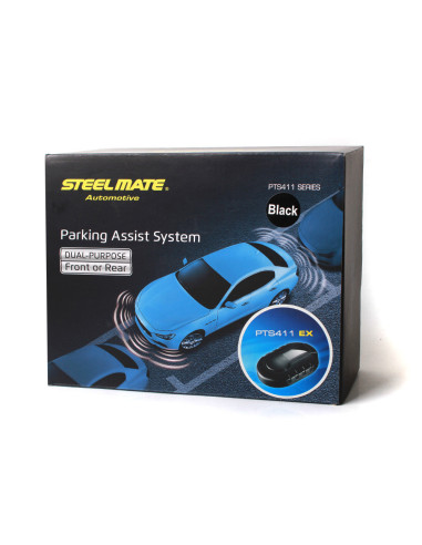? ¡Mejora tu Aparcamiento! Kit Steel Mate PTS411 EX BTI con Sensores ?