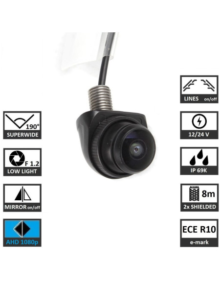 ? Cámara de Parking Miniatura 1080p con Visión 180° - AutoAcc.es ?