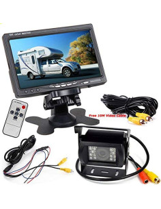 Kit Sistema de vigilancia 12V con pantalla HD LCD TFT 2