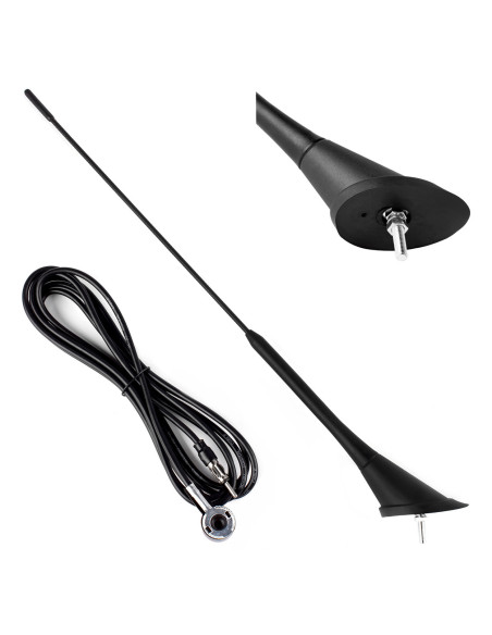Antena universal para coche (rosca 5mm.)