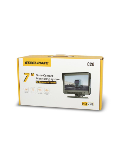 ¡Mejora la seguridad de tu vehículo con Steel Mate! C20 CCTV con 2 cámaras y monitor de 7" en AutoAcc.es ?