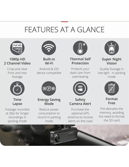 ? Captura Cada Momento: Thinkware F200 PRO Dashcam Full HD ?✨